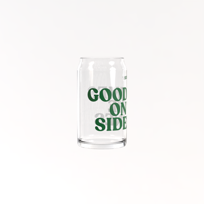 Good Times on the Sidelines Can Shaped Glass