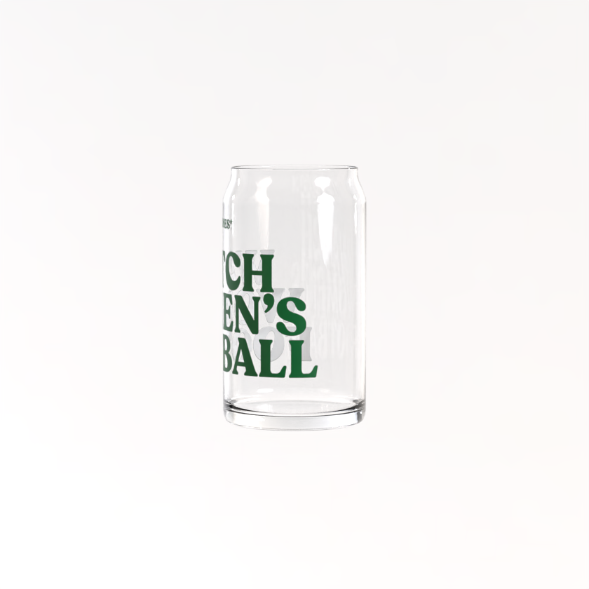 Watch Women's Football can glass