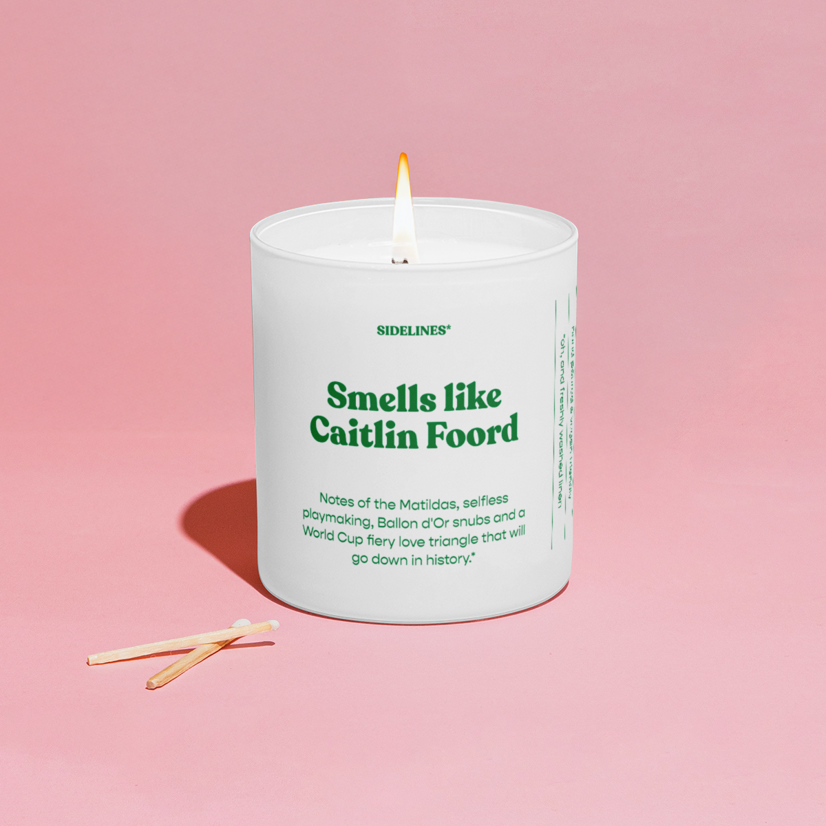 Smells Like Caitlin Foord Candle