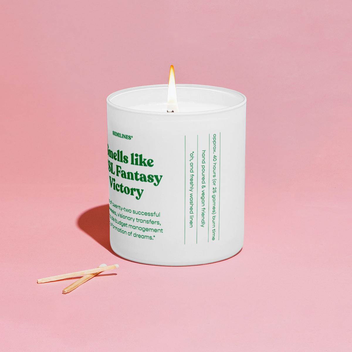 Smells like Fantasy WSL Victory Candle